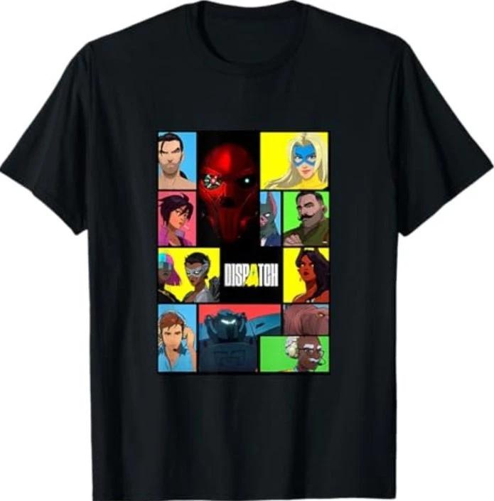 Dispatch Video Game Collage Design T-Shirt L