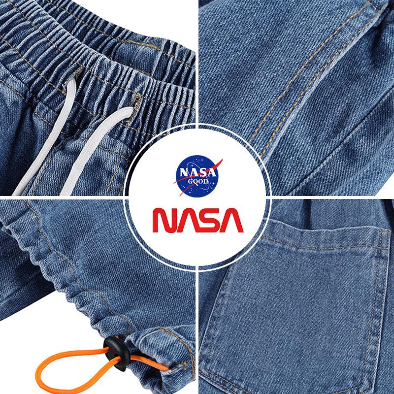NASA GOOD Men's Casual Loose Straight Leg Jeans