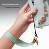 Women's Solid Color Phone Case Lanyard & Universal Wrist Strap Key USB Earphone Bag