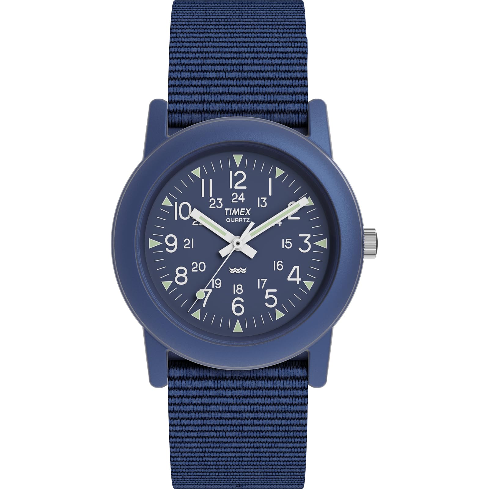 Camper Watch Quartz 3 ATM Water Resistant Plastic Blue Dial T2N257 Unisex [TIMEX] [Authentic] синий