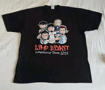 Limp Bizkit 2024 Loserville Tour Camiseta de Concierto Hombre XL Estampado Gráfico 100% Algodón