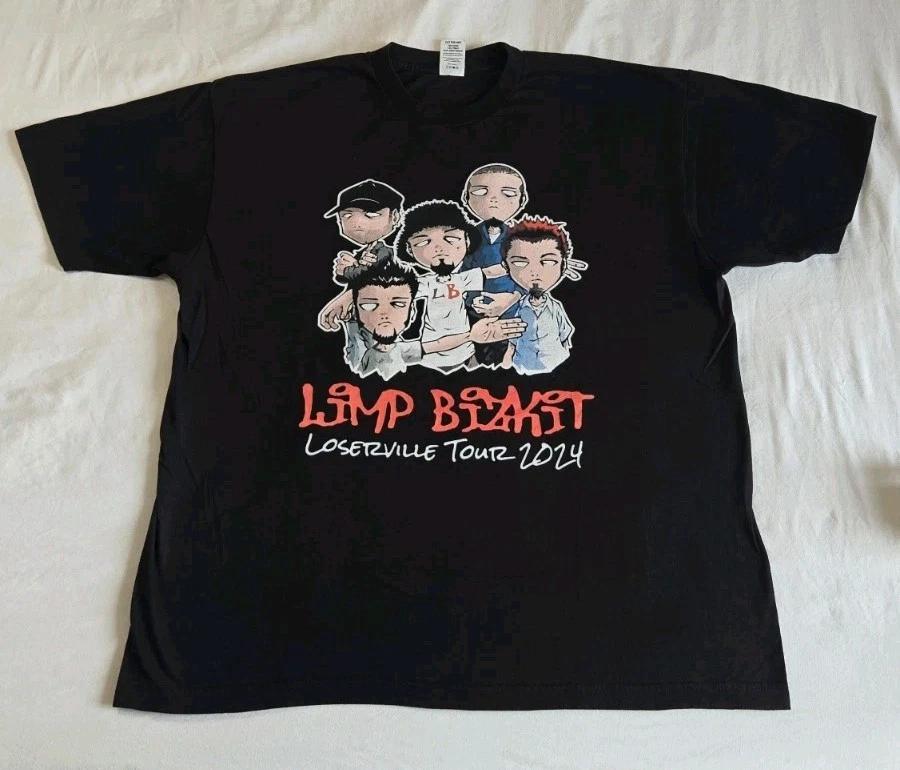 

Limp Bizkit 2024 Loserville Tour Concert TShirt Men XL Graphic Print 100% Cotton 4XL