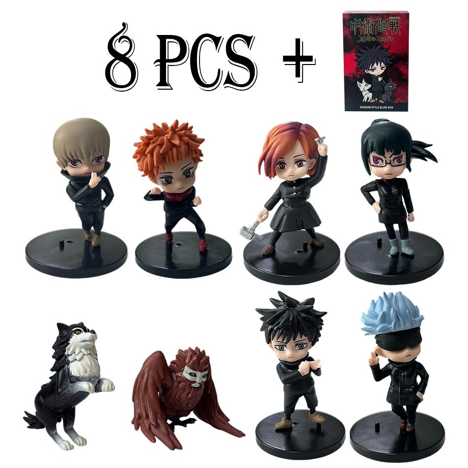 Jujutsu Kaisen Wersja Q Figurka 9 cm Satoru Gojo Itadori Yuji Geto Suguru Nobara Megumi Kolekcja Prezenty urodzinowe i świąteczne