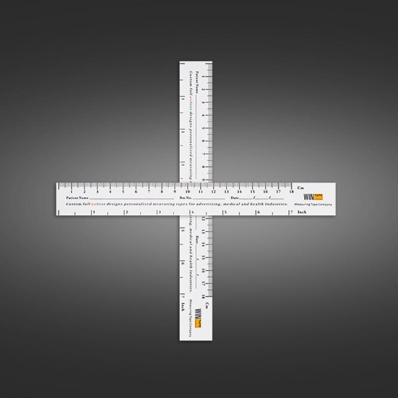 150 Stück Wundmessband Papier Wundlineale Präzises 18 cm Messwerkzeug für das Gesundheitswesen