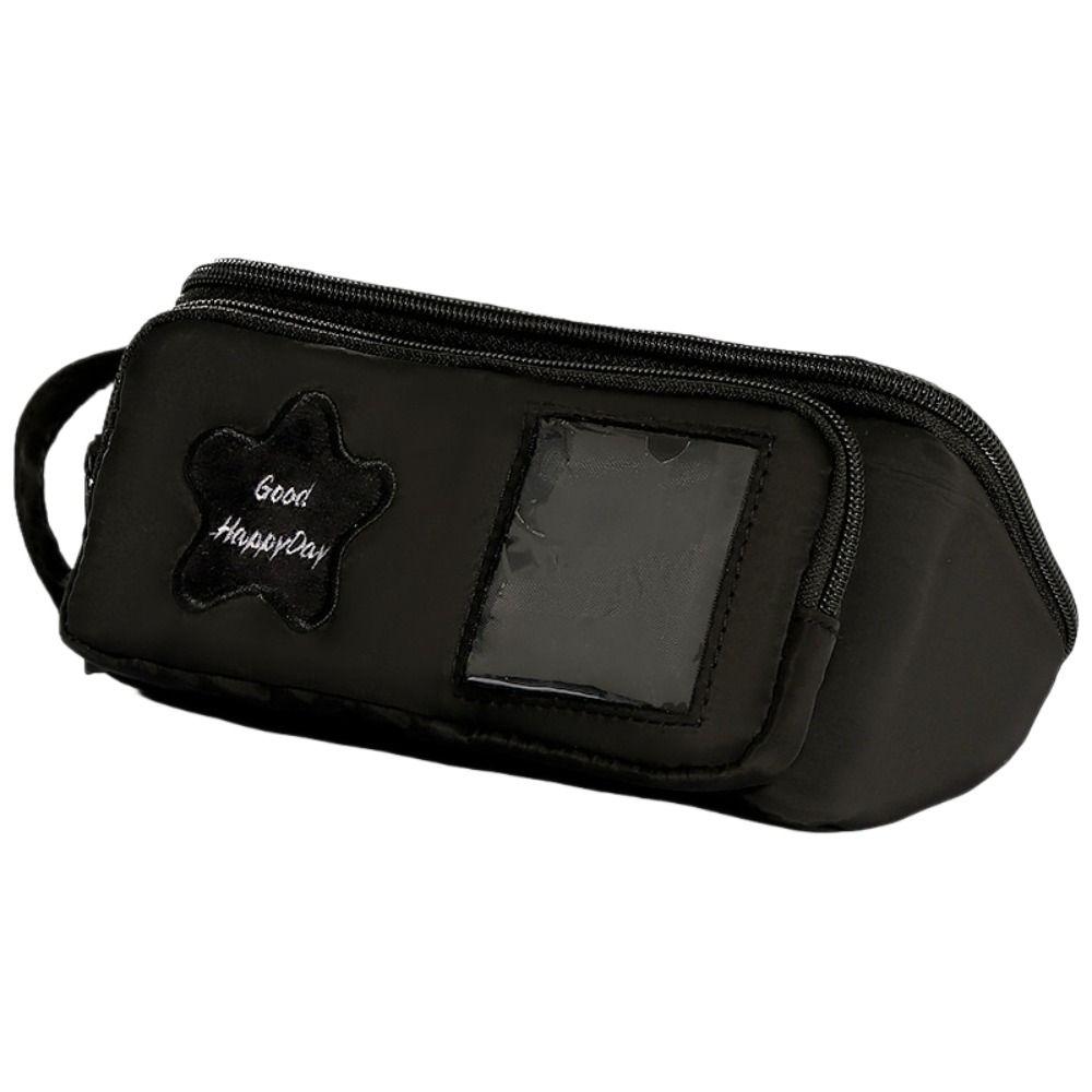 Multilayer Y2K Star Stationery Bag Desktop Storage Ins Pencil Pouch  Stationery Holder