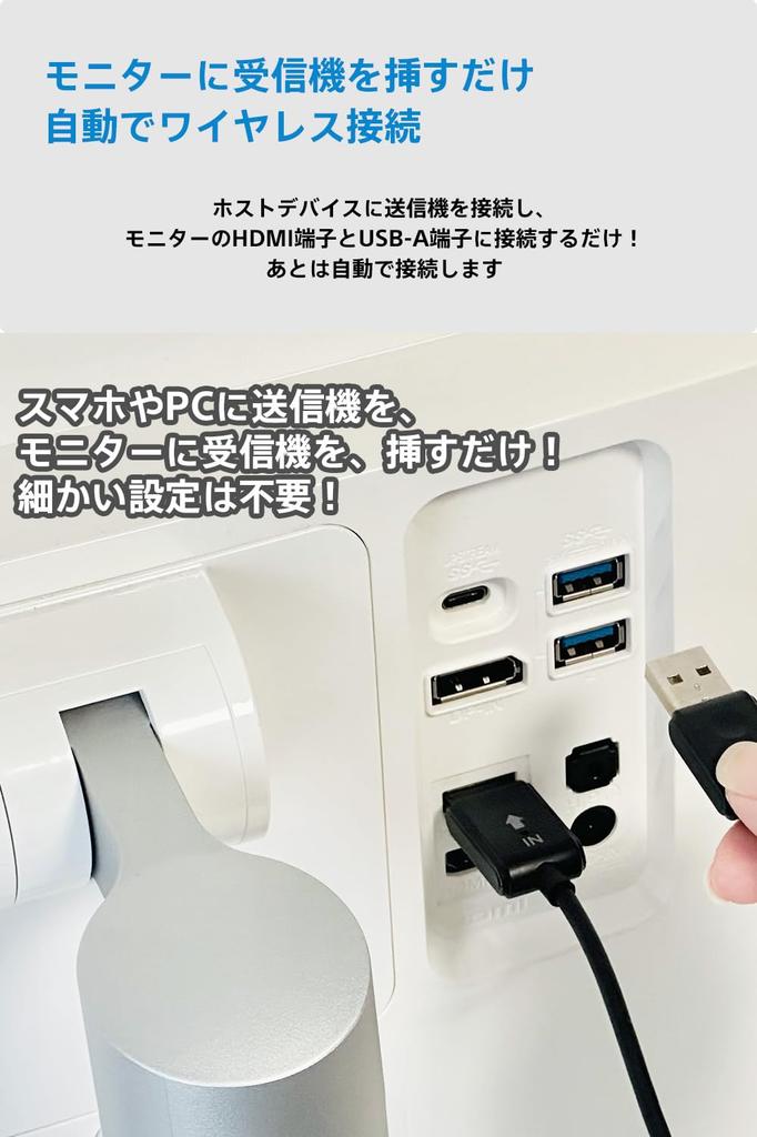 Nextorage HDMI Adapter SYM Mirroring PC and Smartphone Screens on a Watch Netflix and YouTube on Your Display NMP-HC1 TV,