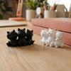 Creative Gift 3D Printed Three Wise Cat Figurine Creative Exquisite Desktop Ornament Artistic Unique Animal Statue Desktop Decor