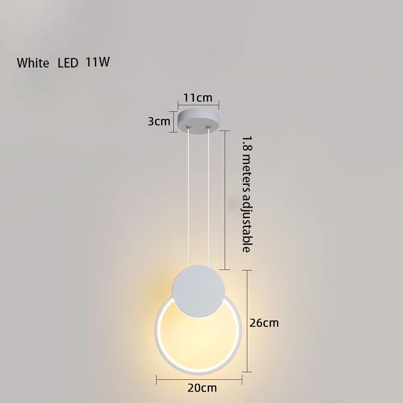 Nordic Lights Led Pendant Ceiling Lamp Living Dining Room Bedroom Bedside Lamp Home Decor Chandelier  Kitchen Bar Light Fixture