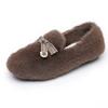Fashion Winter New Bow Tie Fashionable Women's Cotton Shoes Simple Comfortable Casual Warm Wear-resistant Versatile Flat Shoes