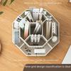 Large Capacity Rotatable Pen Holder & Multifunctional Desktop Storage Box