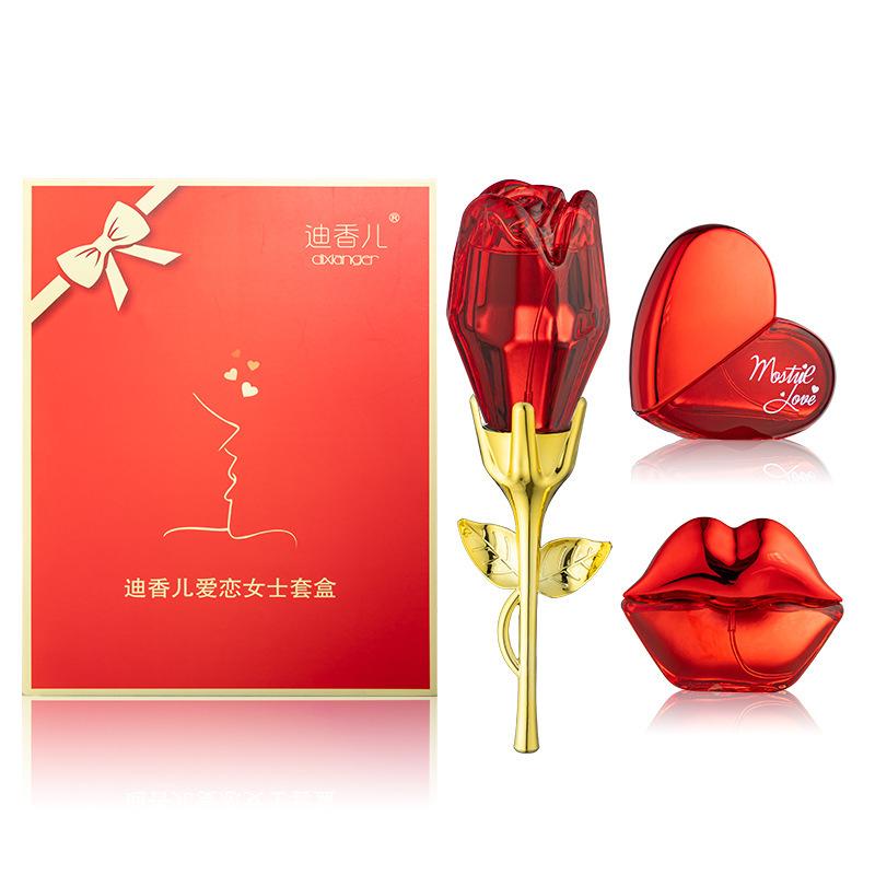 Valentine s Day Gift Box Love Ladies Perfume Rose Love Sweet Kiss Lasting Fragrance for Girlfriend s Birthday Gift