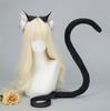 Cats Costume Accessories Cats Ear Headband Plush Tail Anime Cosplay Outfit for Women Masquerade Halloween Role Play