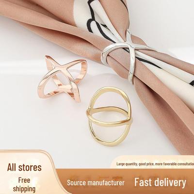 Elegante Schnalle für Damenschal aus Seide – leichtes, luxuriöses, modisches, hochwertiges Design mit Anti-Ausstrahlung