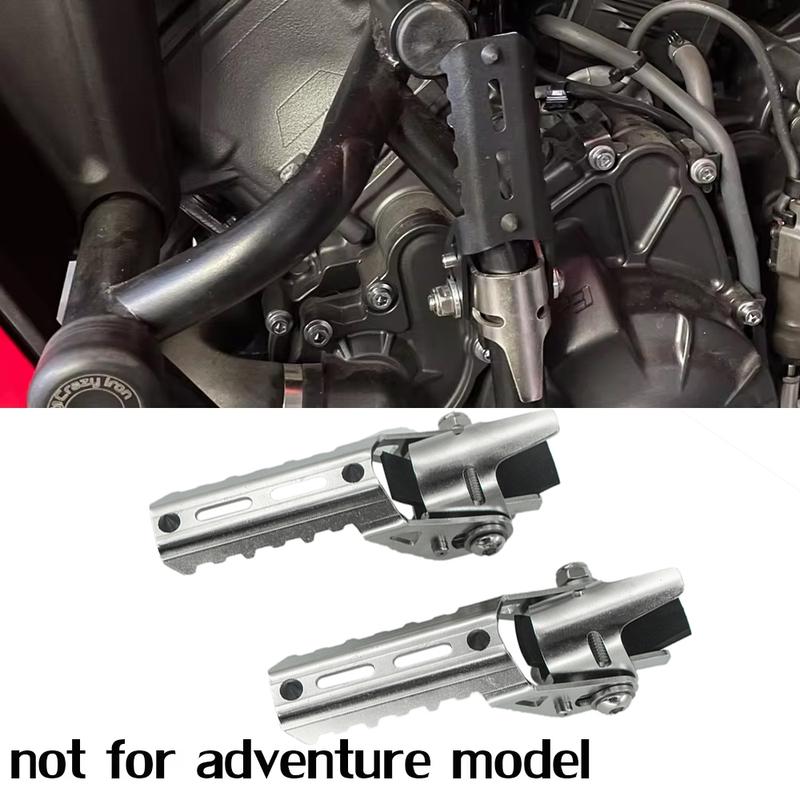 Motorcycle Highway Front Foot Pegs Folding Footrests Clamps For BMW R1250GS R 1250 GS LC R1200GS ADV Adventure 2013-2024 GS1200