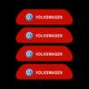VW 4PCS Car Door Sticker Safety Warning Reflective Mark For VW Volkswagen Passat POLO Tiguan Golf Jetta