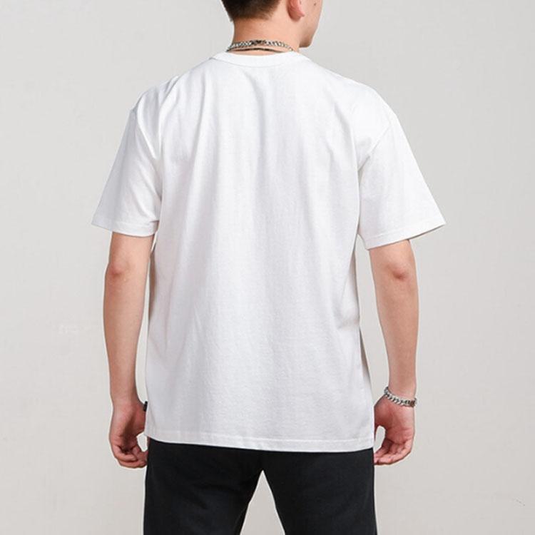 Nike Embroidered Logo Sport Crew Neck Short Sleeve T-Shirt Men Tops White DB3194-100