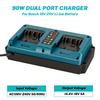 For Bosch Dual-Port Replacement Charger For Bosch 18V 20V Li-ion Battery Fast Charger EU/US/UK/AU/Plug Charging Tool