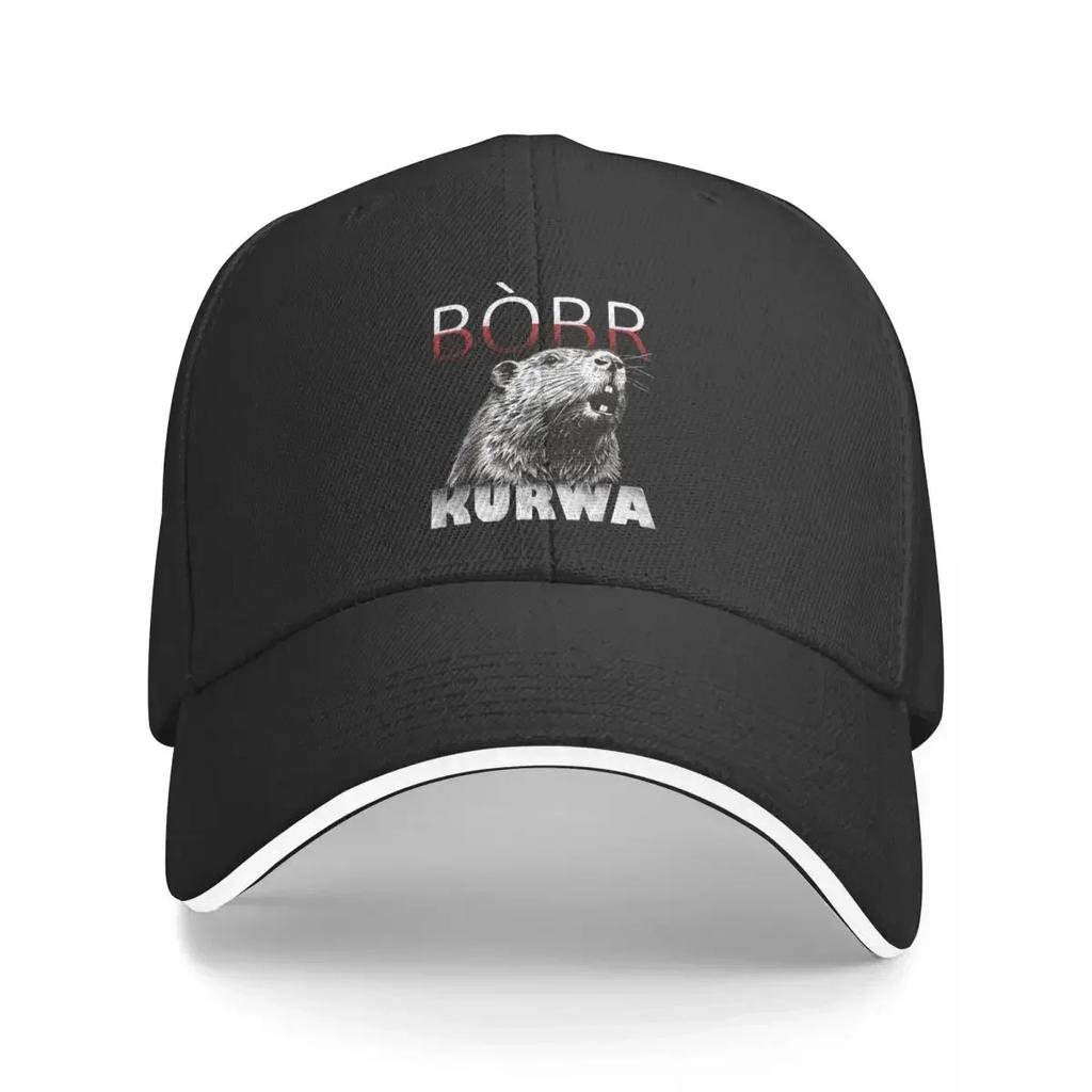 Polish Beaver Meme Bobr Bober Kurwa Trucker Cap Stuff Casual Baseball Cap For Unisex Style Casquette Suit for All Season