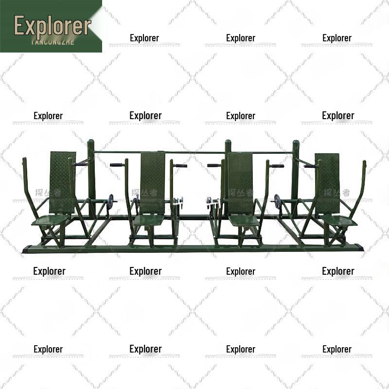 Outdoor Multi-Station Seated Push Trainer