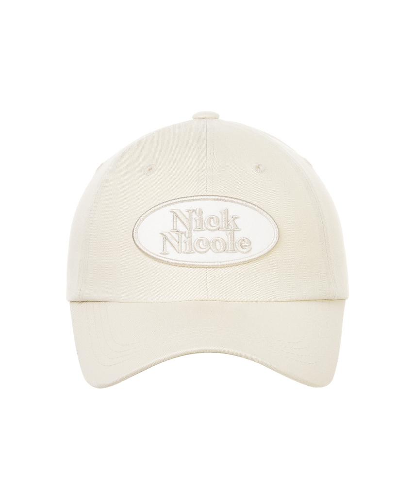 Nigaennikol Oval Wappen Ball Cap_Beige