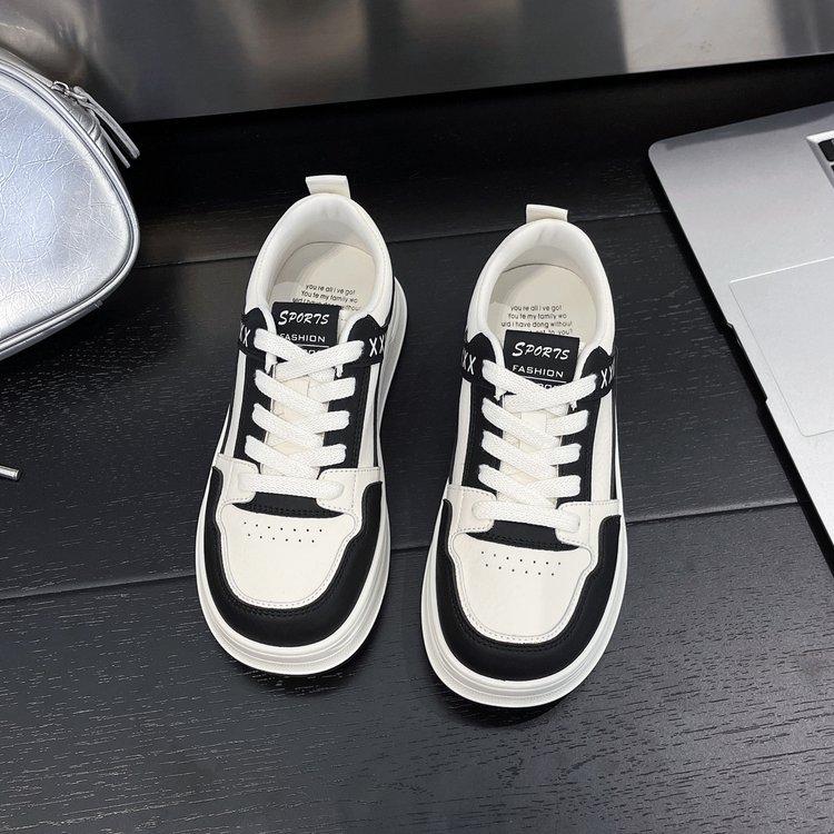 

Популярные маленькие белые туфли женские 2025 новая осень универсальные на плоской подошве студенческие нескользящие повседневные спортивные женские туфли 40