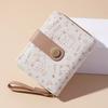 Waterproof Short Student Money Bag Pu Zipper Wallets Key Storage Cute Cat Girls Wallet  Student