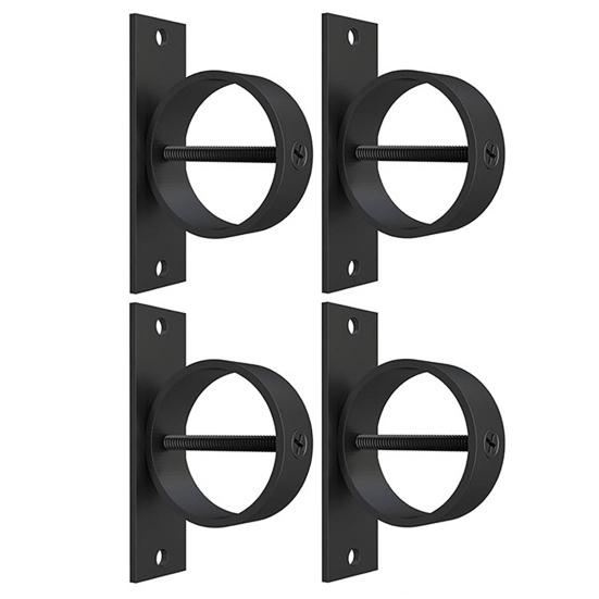 

4 шт. Концевой зажим для веревки с крестовым винтом, нержавеющий, универсальный, простая установка, крышка для пеньковой веревки, кронштейны для поддержки веревки 4pcs