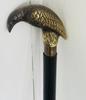 Brass Raven Crow Handle Designer Black Wooden Walking Stick Cane Gift