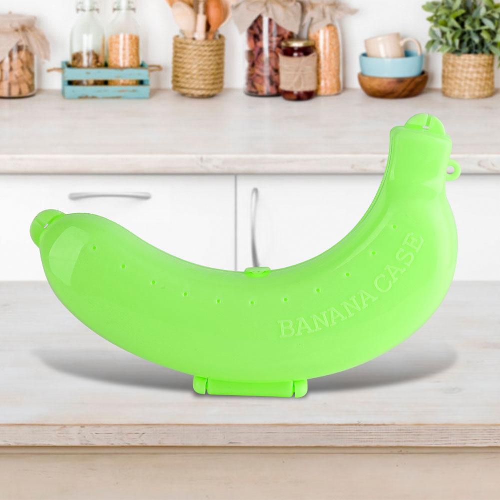 Süß 3 Farben Frucht Banane oder Box Halter Hülle Lunchbox Aufbewahrung Neu