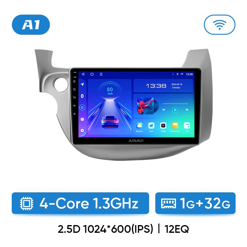 

Ainavi автомобильный стерео радио мультимедиа беспроводной Carplay Android Auto для или HONDA FIT JAZZ 2008 2009 2010 2011 2012 2013 2 DIN GPS