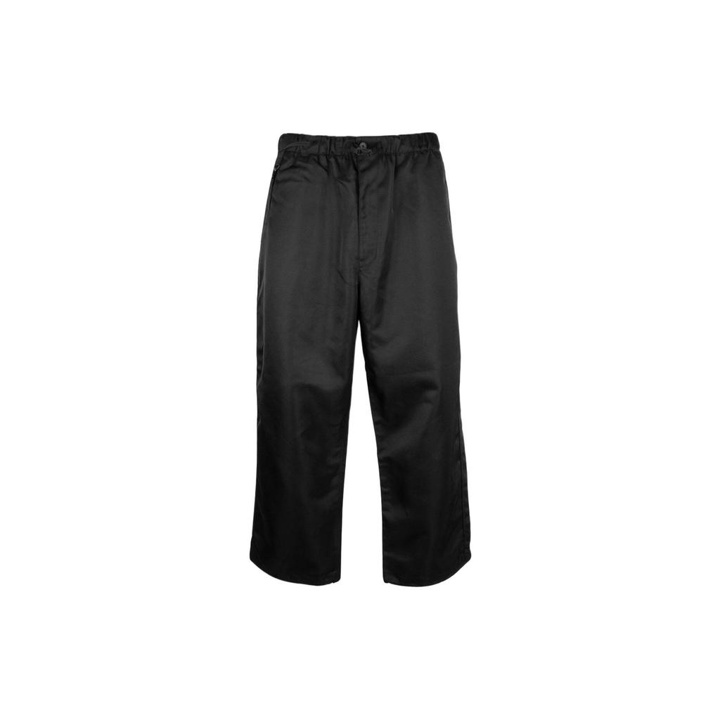 Y-3 SS22 Buckle Detail Straight Loose Casual Trousers Men bottoms Black HB3436