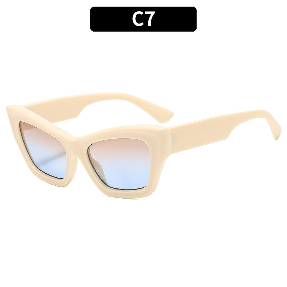 

Жіночі сонцезахисні окуляри, чоловічі та жіночі модні сонцезахисні окуляри «котяче око»