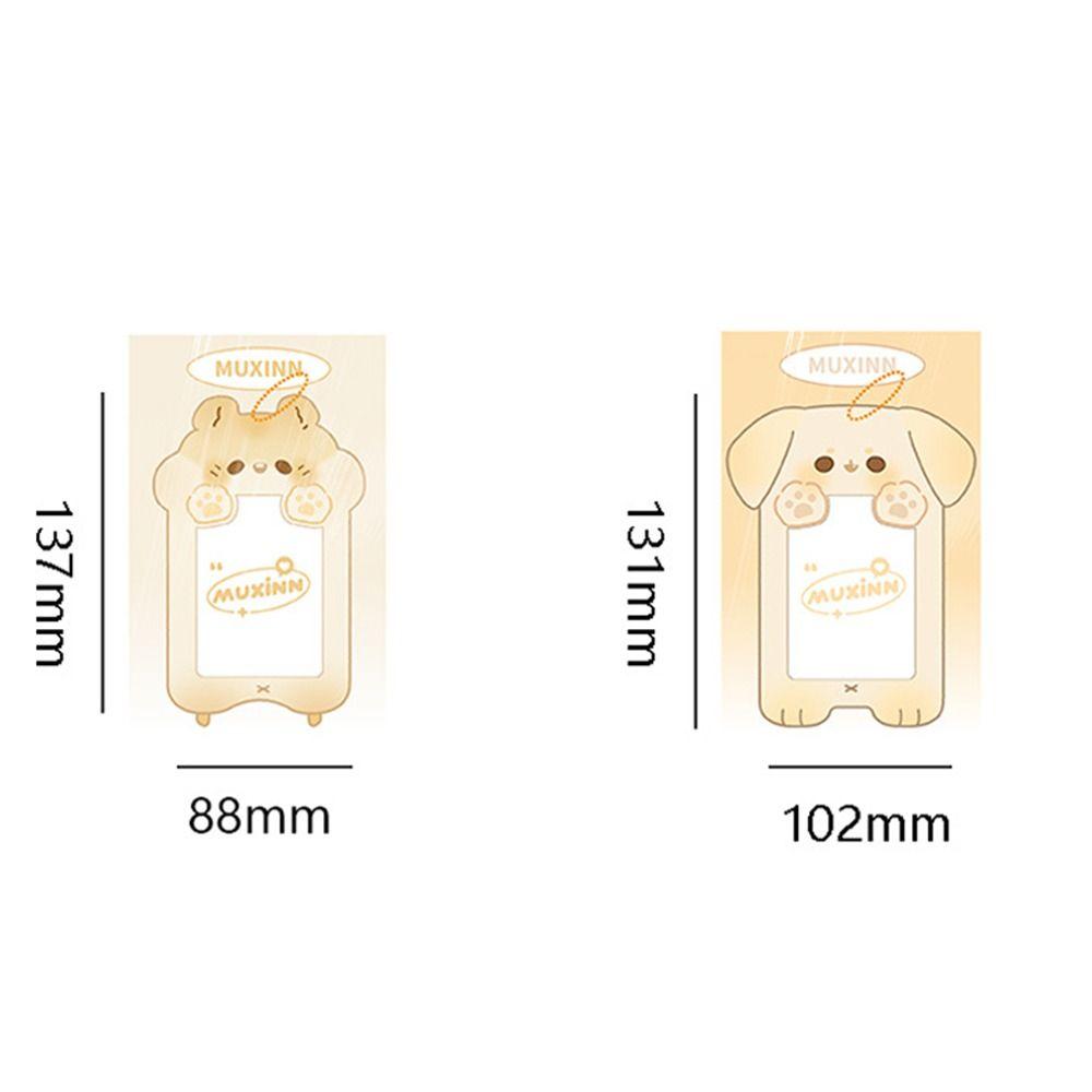 Cartoon Korean Style Card Sleeve Hamster Bus Card Holder Korean Idol Photocard Holder  Outdoor