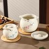 Ceramic Condiment Pot with Tray