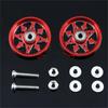 Homemade Tamiya 4WD Modified Accessories 19mm New Aluminum Alloy Fancy Hollow Guide Wheel Bearing Guide Wheel