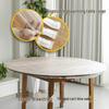 10-Piece Set: Oilproof & Waterproof Drawstring Tablecloths - Transparent & Thickened for Round/Square Tables