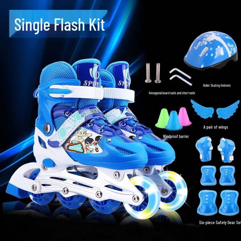 Adjustable Kids Inline Roller Skates 31-32