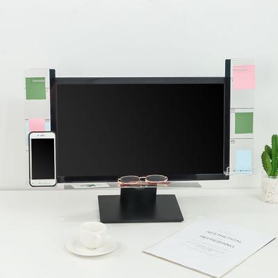 Acrylic Phone Holder Name Card Box Monitor Display Desktop Organization Screen Message Board Memo Clamp