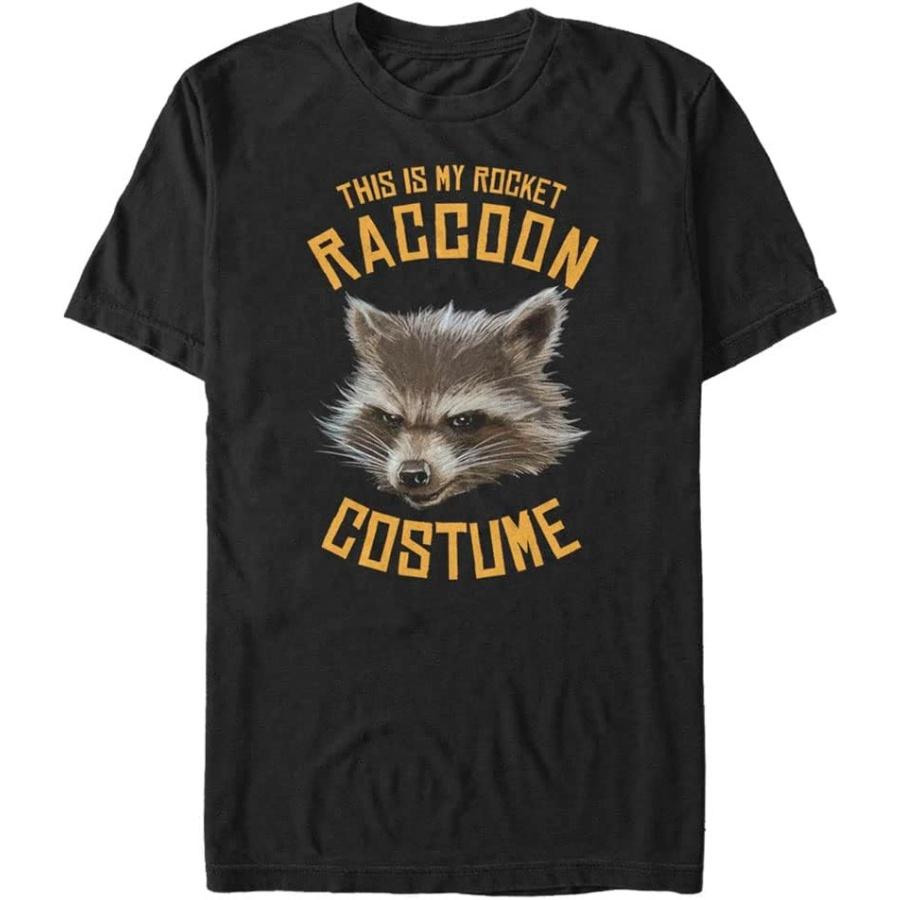 Marvel Big & Tall Classic Rocket Raccoon Costume Men s Tops Short Sleeve Tee Shirt S