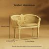 1/12 Puppenhaus Sofa Puppenzubehör Dekoration Mikrolandschaft Lebensszene Simulation