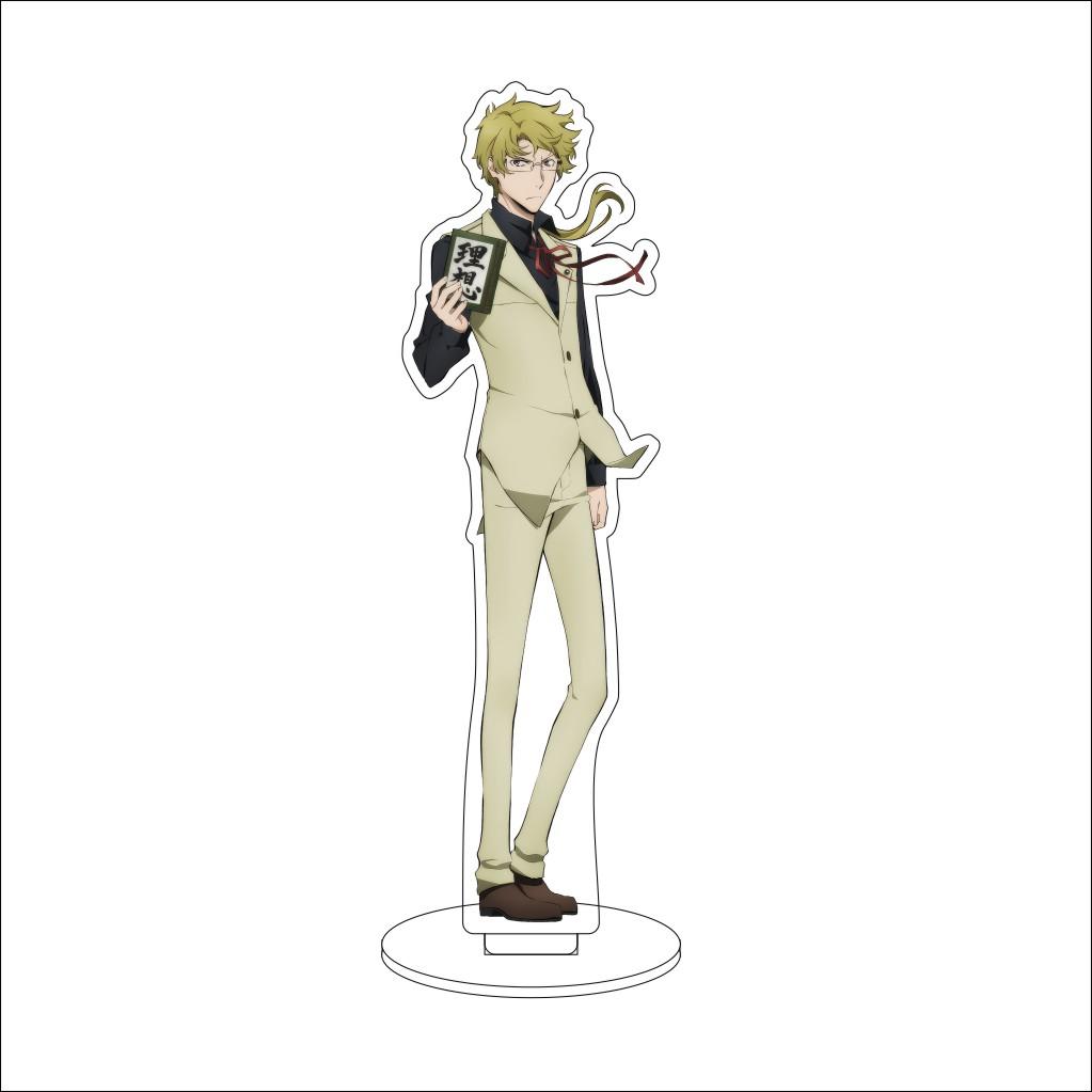 16CM Anime Cosplay Acrylic Stand Ornaments Edogawa Rampo Kunikida Doppo Dazai Osamu Figure Stand Halloween Christmas Gifts