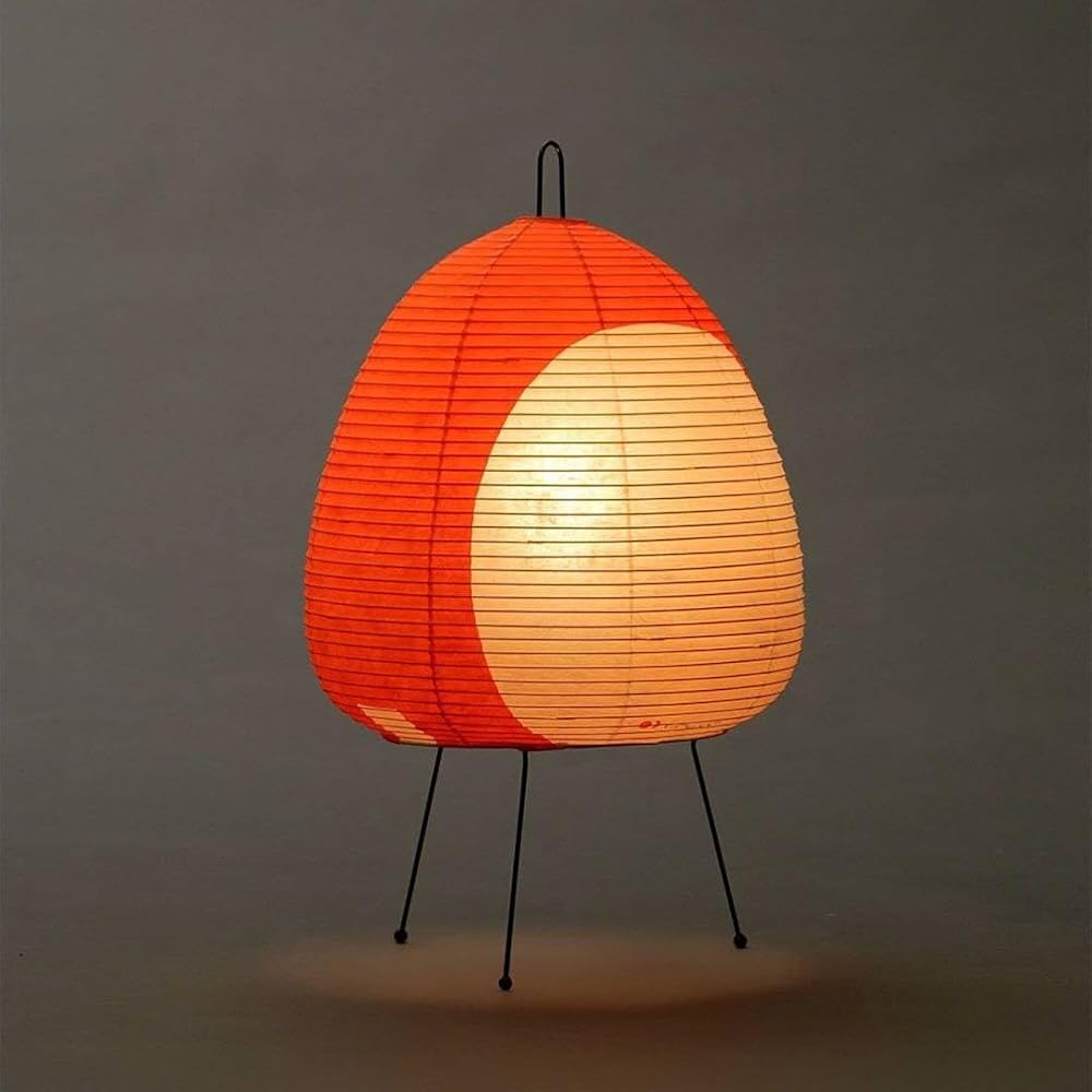 Akari Isamu Noguchi 1AT Table Lamp Traditional Design 40cm Height White Shade