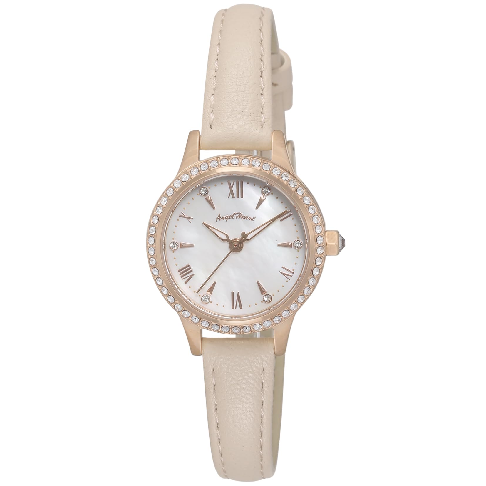 

AngelHeart Lau Sports Watch Solar 3 ATM Water Mineral White Pearl Dial Women s WLS25PZ-PK, Battery, Resistance, Glass, [Authentic] [Used]