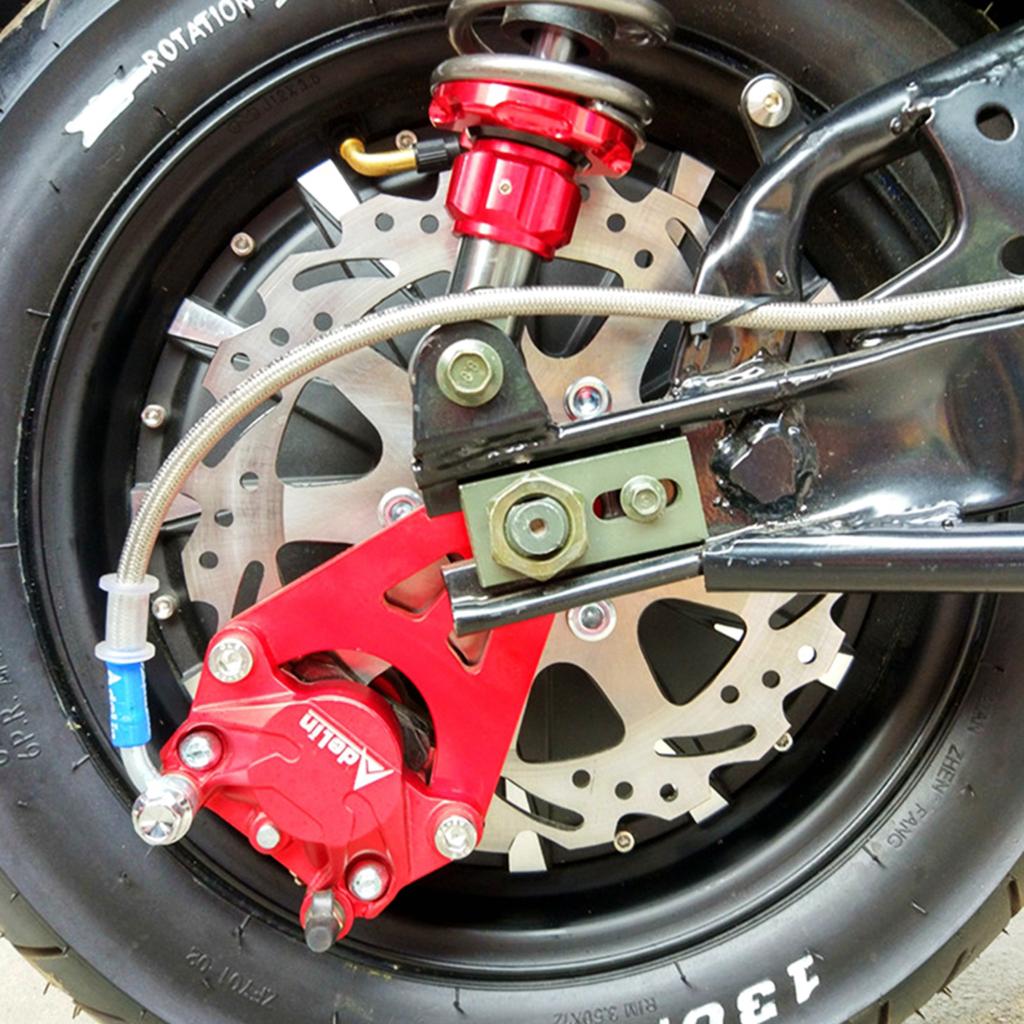 Electric Scooter Motorcycle Rear Brake Caliper Bracket Adapter Support for 220mm Brake Disc 84mm Radial Brake Caliper