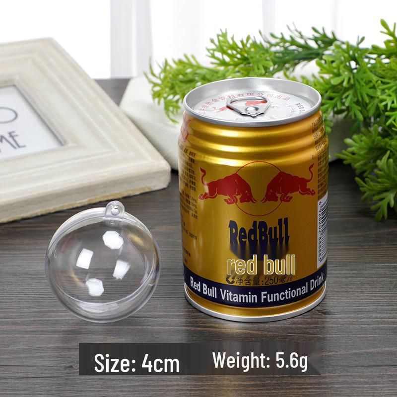 

Прозрачный акриловый подвесной рождественский шар с отверстием