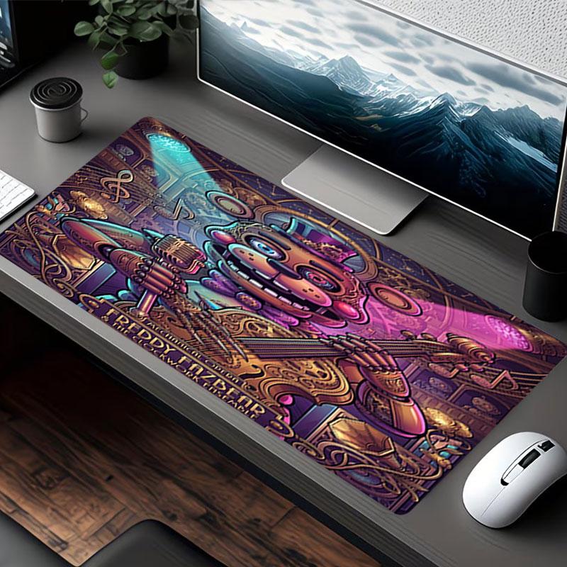 Ποντικοουαλί Five Nights at Freddy's, για Πληκτρολόγιο Pad Laptop PC Mat για Γραφείο Οικιακή Χρήση, Διακόσμηση Γραφείου, Τέλειο Δώρο Γενεθλίων για Παίκτες