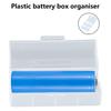 Clear Battery Storage Case for 1pc/2pc 26650 Batteries Container Protect Your Batteries, Prevent Short Circuit and Dust