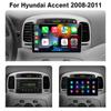 Android 13 Carplay radio For Hyundai Accent 2008 2009 2010 2011 Car stereo Multimedia Player android Auto GPS navigation 2DIN