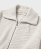 NONBLANK Loose Fit Zip-Up Collar Knit_Cream Beige