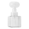 250ml Foam Pump Bottle Portable Refillable Reusable FlowerShaped Liquid Soap Dispenser(Transparent )